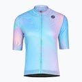 Maglietta da ciclismo da donna Castelli Cosmic Vortex multicolor pink green
