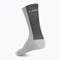 Calze da uomo Castelli Castelli Logo 18 Merino Sock silver gray/dark gray 2