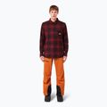 Camicia Oakley Butter Flannel da uomo a quadri nero/granata 2