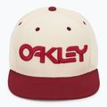 Berretto da baseball Oakley Mark III da uomo bianco artico/rosso ferro 2