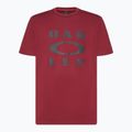 Oakley Bark Ellipse Tee da uomo rosso ferro