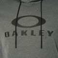 Felpa con cappuccio Oakley Bark Fleece da uomo, nuova, grigio atletico 3