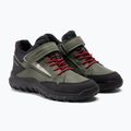 Scarpe Geox Simbyos Abx junior verde scuro/rosso 4