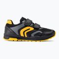 Scarpe Geox Pavel junior nero/oro 2