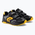 Scarpe Geox Pavel junior nero/oro 4