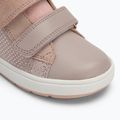 Geox Biglia scarpe da bambino rosa chiaro / bianco 7