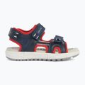 Geox Alben, sandali junior blu oceano/rosso 9