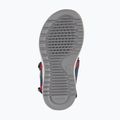 Geox Alben, sandali junior blu oceano/rosso 12