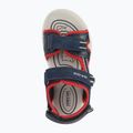 Geox Alben, sandali junior blu oceano/rosso 13