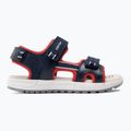 Geox Alben, sandali junior blu oceano/rosso 2