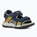 Geox Borealis, sandali junior blu oceano/oro 8