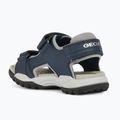 Geox Borealis, sandali junior blu oceano/oro 10
