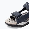 Geox Borealis, sandali junior blu oceano/oro 7