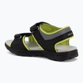 Geox Vaniett nero/verde chiaro sandali per bambini 3