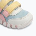 Geox Iupidoo cristallo / bianco scarpe da bambino 7