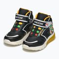 Geox Ciberdron nero/giallo scarpe junior 3