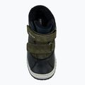 Stivali da neve per bambini Geox Omar nero/verde scuro 5