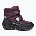 Geox Baltic ABX bordeaux scuro/nero stivali da neve per bambini 9