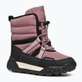 Geox Trekkyup ABX junior stivali da neve rosa antico / nero 8