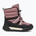 Geox Trekkyup ABX junior stivali da neve rosa antico / nero 9
