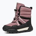 Geox Trekkyup ABX junior stivali da neve rosa antico / nero 10