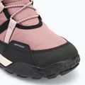 Geox Trekkyup ABX junior stivali da neve rosa antico / nero 7