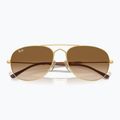 Occhiali da sole Ray-Ban Bain Bridge arista gold/clear brown 3