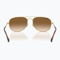 Occhiali da sole Ray-Ban Bain Bridge arista gold/clear brown 5