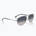 Occhiali da sole Ray-Ban Bain Bridge gunmetal/blue polarized