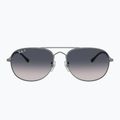 Occhiali da sole Ray-Ban Bain Bridge gunmetal/blue polarized 2