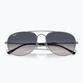 Occhiali da sole Ray-Ban Bain Bridge gunmetal/blue polarized 3
