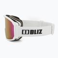 Occhiali da sci Bliz Rave opaco bianco/marrone rosa 4