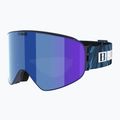 Occhiali da sci Bliz Flow blu/marrone opaco 3