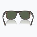 Occhiali da sole Ray-Ban Justin Classic havana/dark green polarized 5