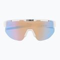 Occhiali da sole Bliz Matrix Nano Optics Nordic Light opaco bianco/corallo/blu arancione multi 2