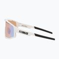 Occhiali da sole Bliz Fusion Nano Optics Nordic Light opaco bianco/corallo/ arancio con blu multi 5