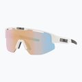 Occhiali da sole Bliz Matrix Small Nano Optics Nordic Light bianco opaco/corallo/blu arancione