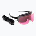 Occhiali da sole Bliz Breeze Small nero opaco/fumo/rosa