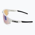 Occhiali da sole Bliz Fusion Small Nano Optics Nordic Light bianco opaco/corallo/blu arancione 5