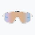Occhiali da sole Bliz Fusion Small Nano Optics Nordic Light bianco opaco/corallo/blu arancione 2