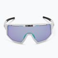 Occhiali da sole Bliz Fusion Small Nano Optics Nordic Light bianco opaco/begonia/blu viola 4