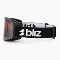 Maschera da sci Bliz G001 matte black/orange/silver mirror 4