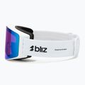 Maschera da sci Bliz G001S matte white/non violet/blue multi 4
