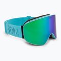 Maschera da sci Bliz Flow matte turquoise/brown/green multi