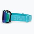 Maschera da sci Bliz Flow matte turquoise/brown/green multi 4