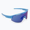 Occhiali da sole Bliz Matrix blu opaco/grigio blu specchiato