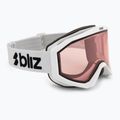 Maschera da sci Bliz Liner matte white/pink
