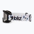 Maschera da sci junior Bliz Liner Jr matte black/brown/silver mirror 4