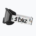 Maschera da sci junior Bliz Liner Jr matte black/brown/silver mirror 8