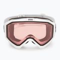 Maschera da sci junior Bliz Liner Jr matte white/pink 2